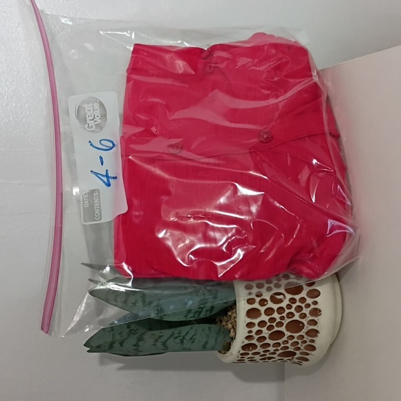 Rachel Zoe Pink Flirty Tie-Front Button Down Top — Women’s Small - Picture 10 of 12